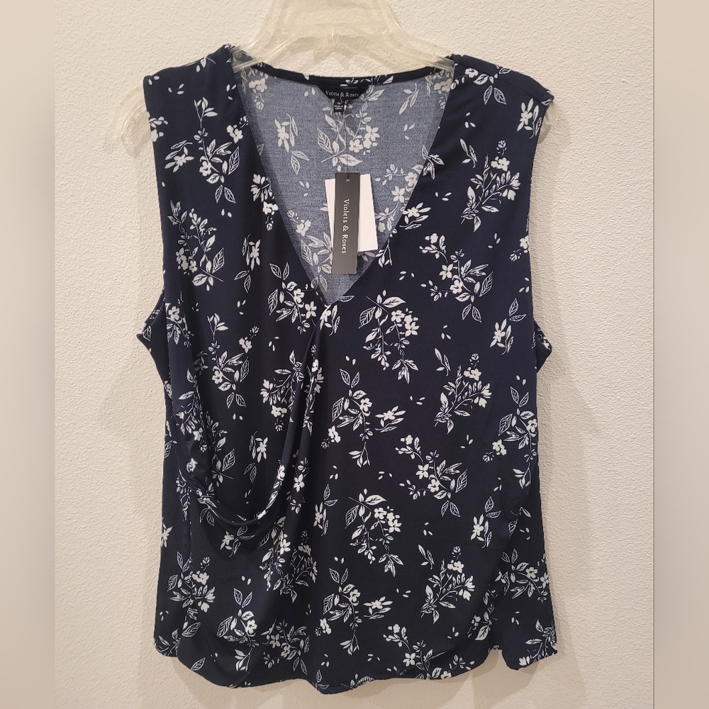NWT Violets & Roses Shirt
